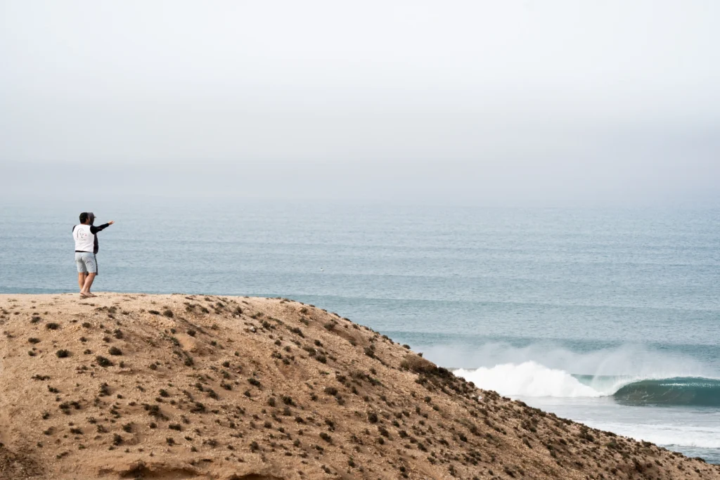 quand aller à imsouane pour surfer et vue sur l'océan